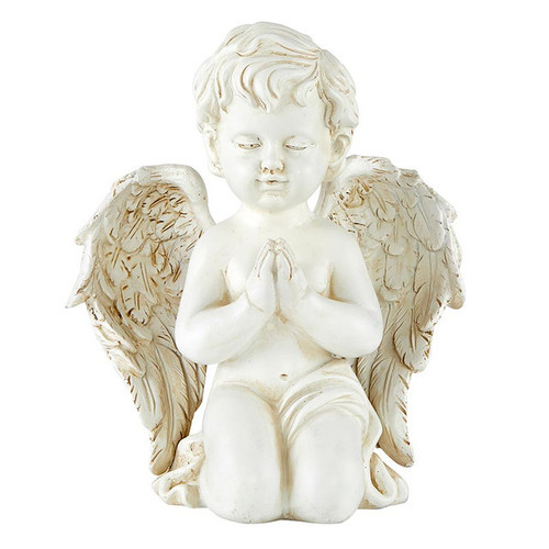 Praying Cherub Garden Figurine