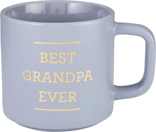 Stackable Stoneware Mug, 14-Ounce, Best Grandpa Ever