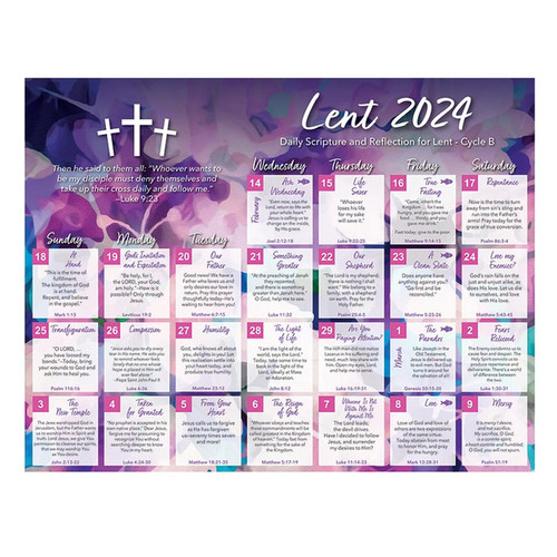 2024 Daily Scripture and Reflection for the Lenten Season - 100/pk