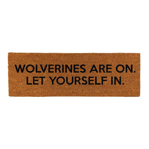 Door Mat - Wolverines