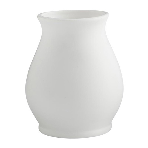 White Ceramic Bloom Vase - Medium