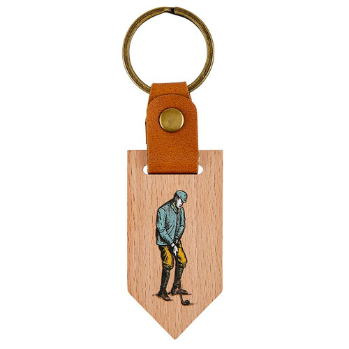 Wood Keychain - Full Swing