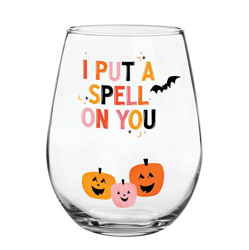 Stemless Wine Glass - Spell on