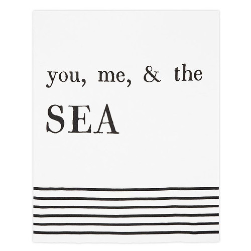 Face to Face Luxe Throw - You, Me & the Sea