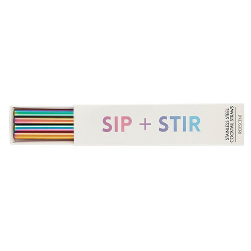 Cocktail Straws - Iridescent Set of 4