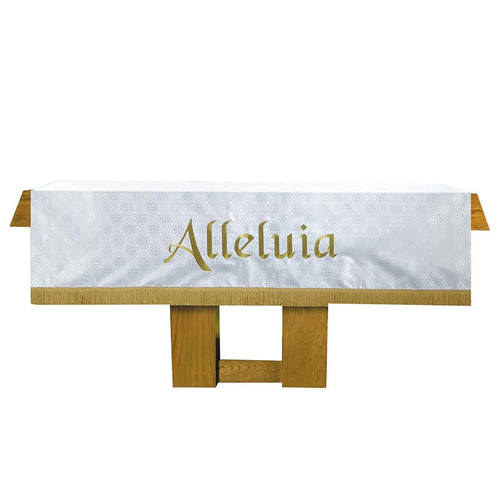 Maltese Jacquard Altar Frontal - White