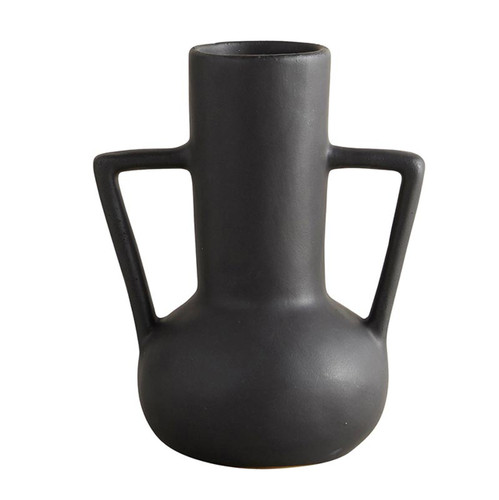 Black Matte Long Vase