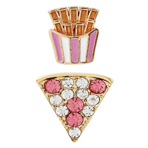 Novelty Earrings - Pizza/French Fries