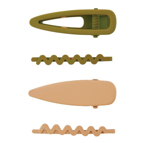 Hair Clips - Olive/Camo