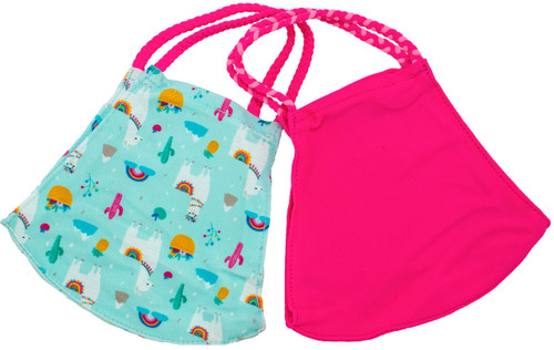 Pom Masks - Happy Llama - 2/pk
