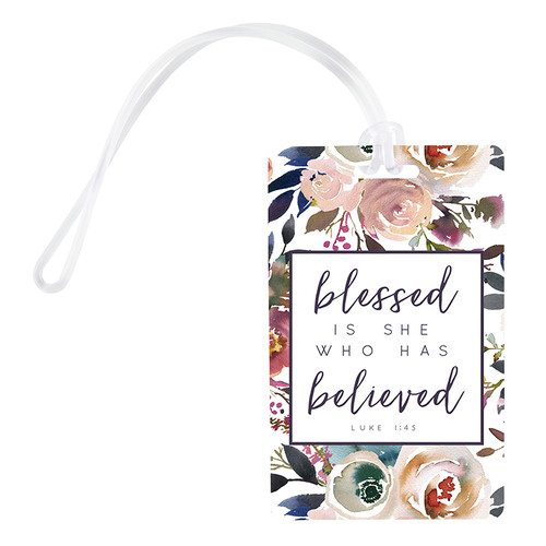 Blessed Is She Travel Tag - 24/pk