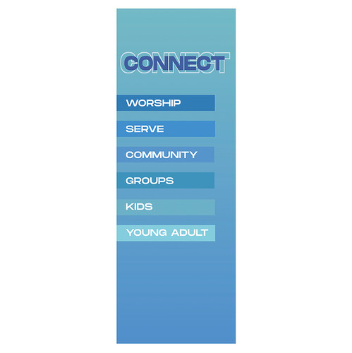 Connect 2 X Stand Banner