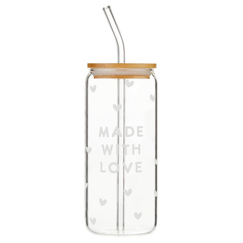 Glass Tumbler - Made With Love