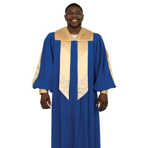 Sapphire Festival Choir Gown - Size CT055