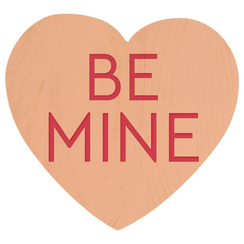 Be Mine Candy Heart - Orange