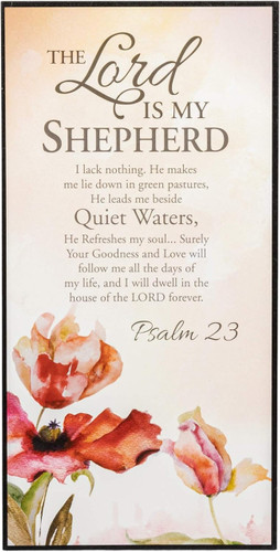 Easel Back Sign - The Lord is My Shepherd Psalm 23