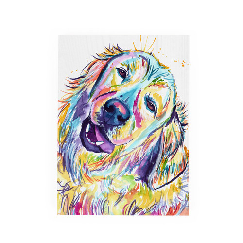 Wood Block - Golden Retriever
