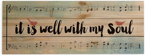 Box Sign - It is Well with My Soul