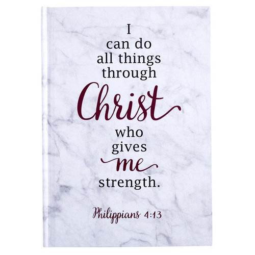 I Can Do All Things Through Christ Journal - 12/pk