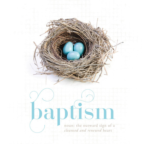 Greeting Card -Baptism - New Life