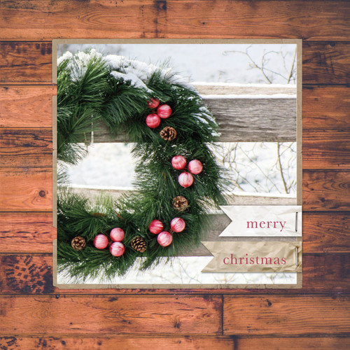 Greeting Card - Christmas - Wreath