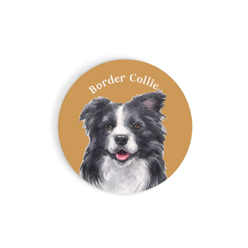 Ceramic Car Coaster - Border Collie