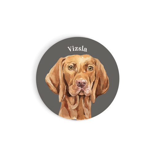 Ceramic Car Coaster - Vizsla