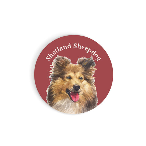 Car Coaster - Shetland Sheep Dog