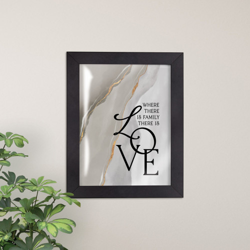 Where There Is Family There Is Love Acrylic Sign