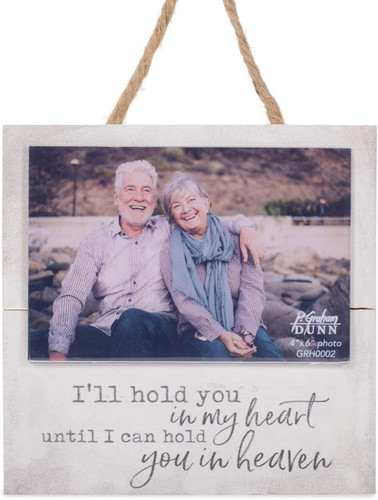 Wall Hanging Photo Frame - Hold You in Heart Heaven