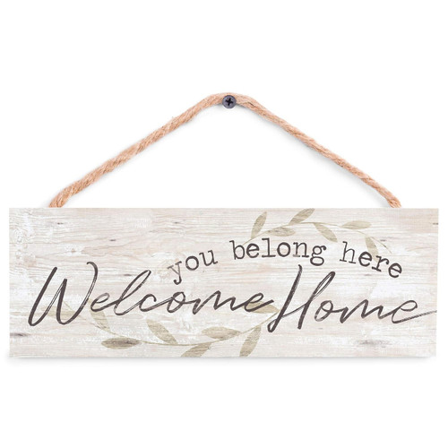 Hanging Wall Sign - You Belong Welcome Home