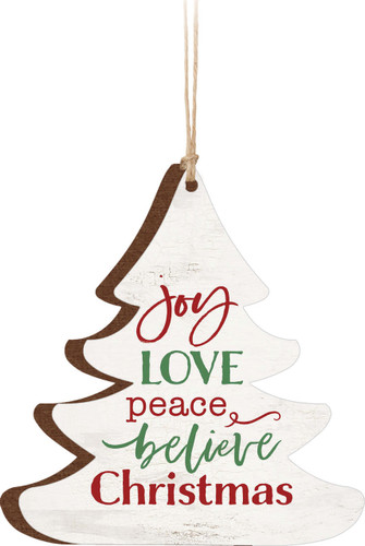 Ornament Tree Joy Love Peace