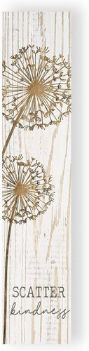 Block Sign - Scatter Kindness Dandelion