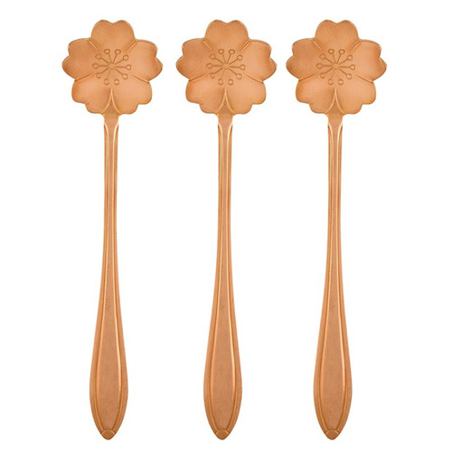 Rose Gold Spoons - Set of 3
