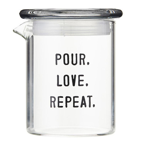 Glass Dispenser - Pour. Love. Repeat. Glass Dispenser - Pour. Love. Repeat.