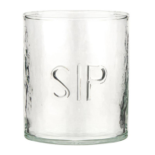 Face to Face Hammered Glass - Sip Face to Face Hammered Glass - Sip