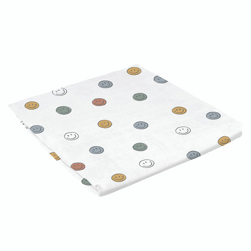 Swaddle Blanket - Smiley Faces