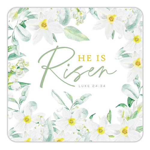 He Is Risen - Luke 24:34 Magnet - 36pk