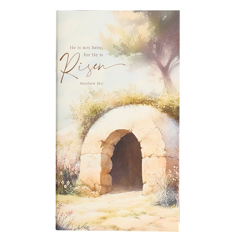 He Is Risen - Matthew 28:6 Travel Journal - 12pk
