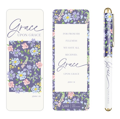 Grace Upon Grace Pen & Bookmark Set - 12pk