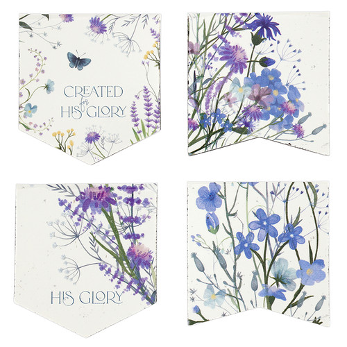 Created For His Glory Magnetic Bookmarks (4Asst) - 6pk