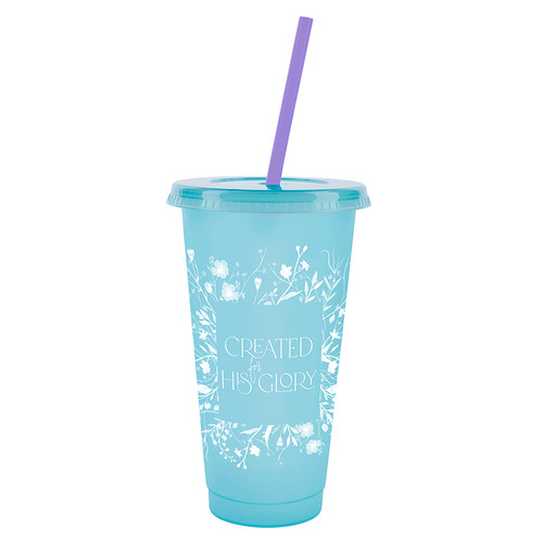 Created For His Glory Color - Changing Tumbler - 12pk