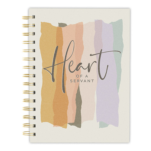 Heart of A Servant Spiral Notebook - 6pk