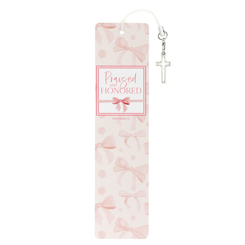 Praised And Honored Bookmark With Charm - 12pk