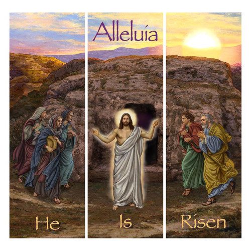 He Is Risen Banner Set