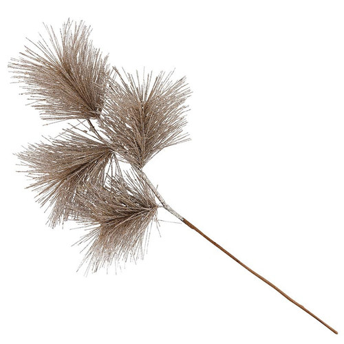 Golden Shimmer Pine Branch