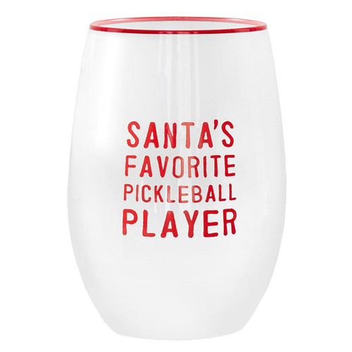 Wine Glass - Pickleball Player