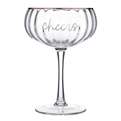 Face to Face Champagne Coupe - Cheers
