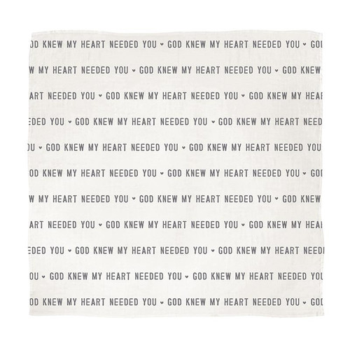 Swaddle Blanket - God Knew My Heart