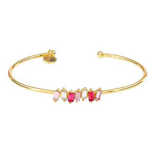 Crystal Bangle - Blush Bar